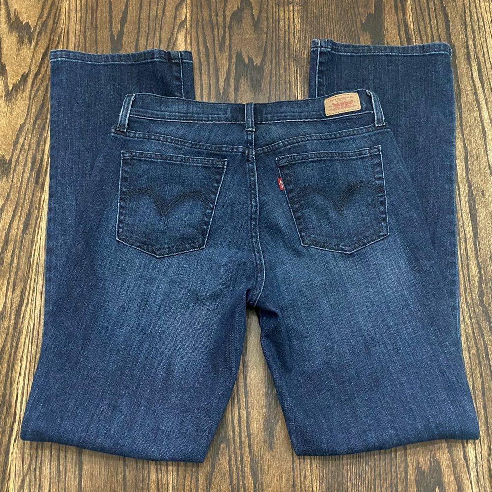 Levi's Deep Indigo Bootcut Denim Jeans